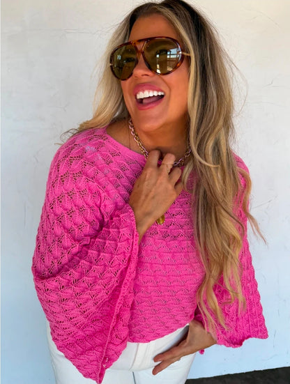 SPRING FREE SPIRIT BELL SLEEVE TOP(PREORDER) Some are IN STOCK
