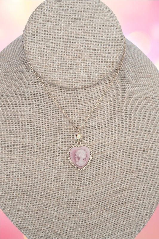 Naples Romance Light Rose & Goldtone Necklace