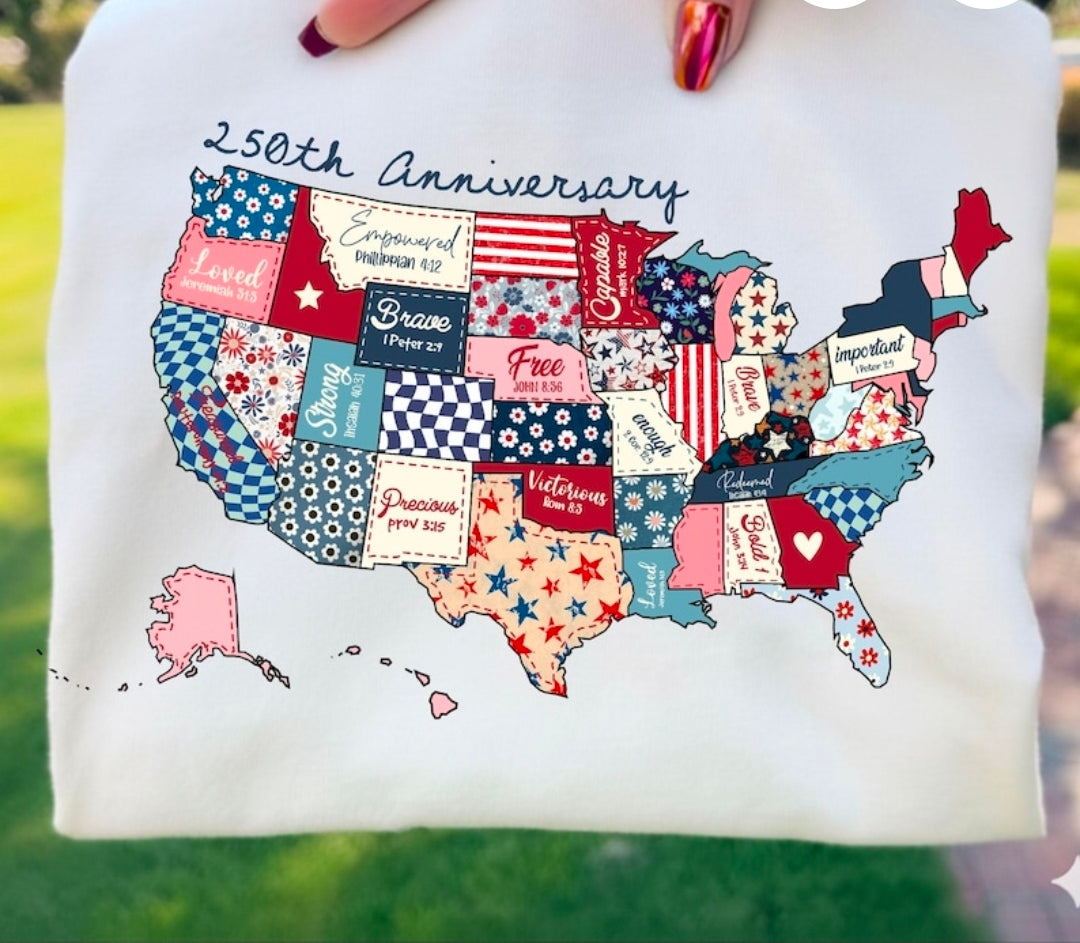 Patchwork USA 250th Anniversary Tee (PREORDER)
