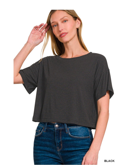 Ribbed Crop Top