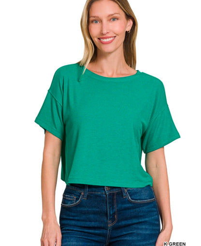Ribbed Crop Top