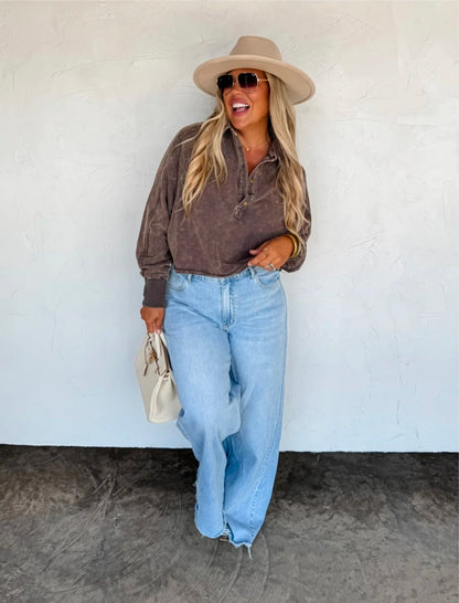 Quincy Wide Leg Jeans