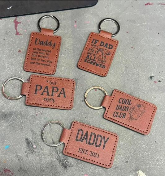 Leather Keychains