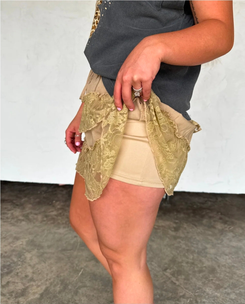 Wild Honey Lace Skirt(PREORDER)