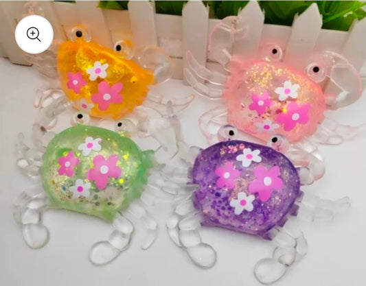 Glitter Crab Maltose Squishy