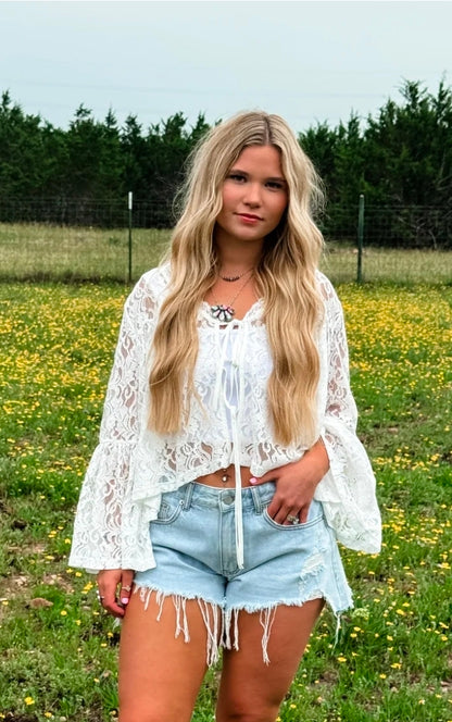 Sweet Magnolia Lace Top