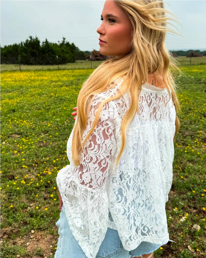 Sweet Magnolia Lace Top