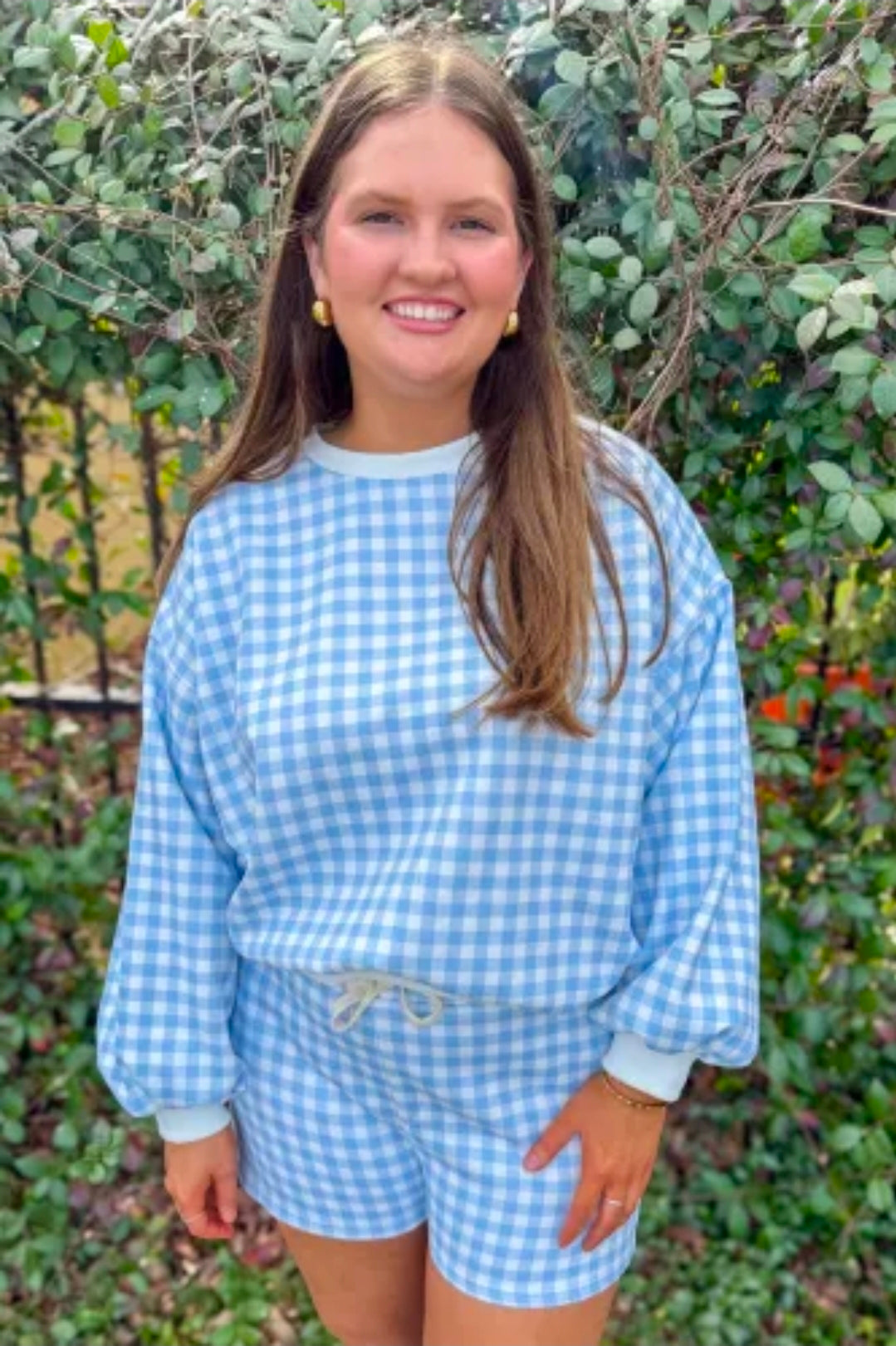 Gingham Short Set(PREORDER)3/4 Weeks
