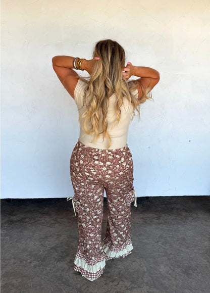 Fall Floral Bloomer Pants(PREORDER) ETA 1 WEEK