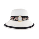 CC.Beanie Leopard O-Ring Print Sun Hat