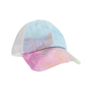 CC.Beanie Kids Tie Dye Criss Cross Ponytail Hat
