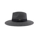 Grosgrain Wide Brim C.C. Hat with bow