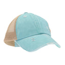 CC.Beanie Kids Distressed High Ponytail Ball Cap