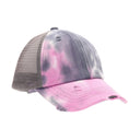 CC.Beanie Kids Tie Dye Criss Cross Ponytail Hat