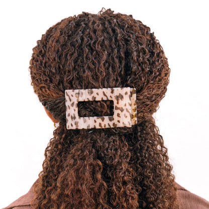 Teletie Flat Rectangle Hair Clips