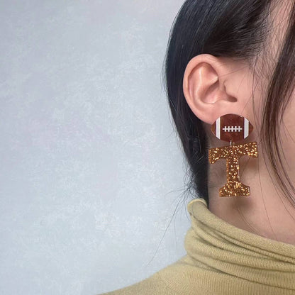 Tennessee University of Tennessee Football Earrings. Gameday