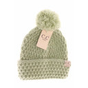 CC.Beanie KIDS Bee Stitch Knit Pom Beanie