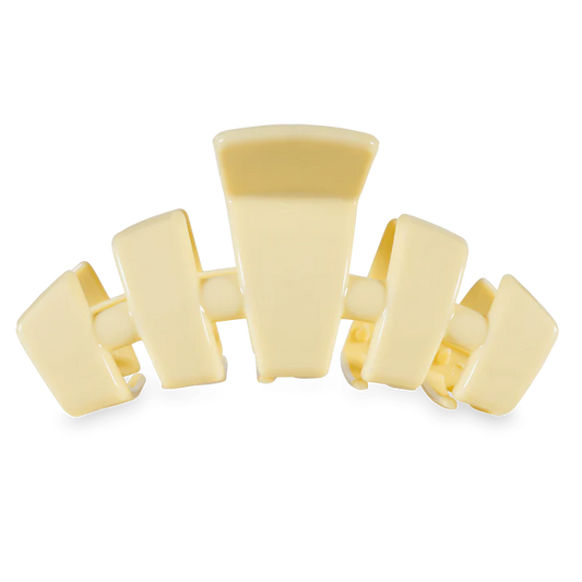 Teletie Classic Butter Yellow Hair Claw Clip