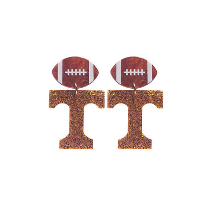 Tennessee University of Tennessee Football Earrings. Gameday