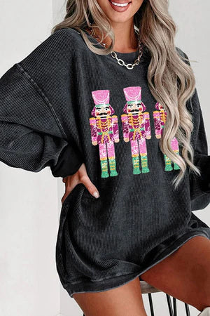 Nutcracker Sequin Sweatshirt