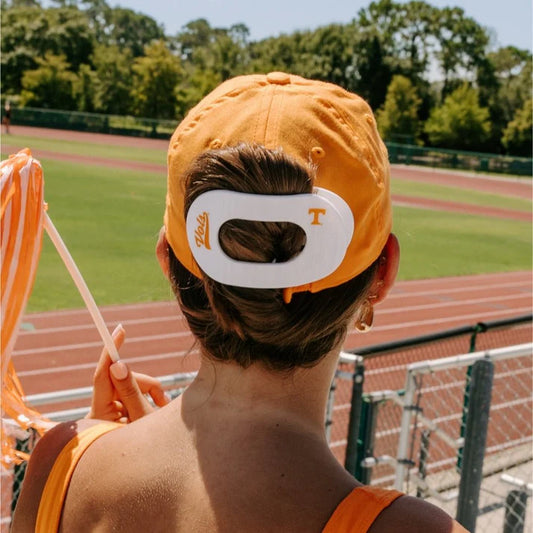 Teletie Go Vols! Flat Round Hair Clip