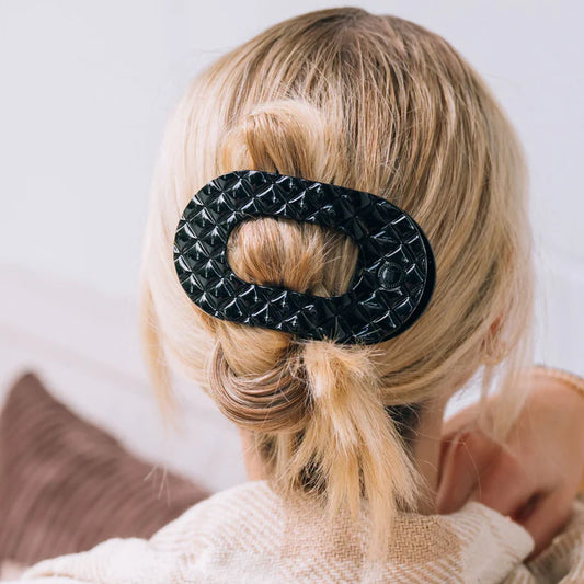 Teletie Flat Round Hair Clip