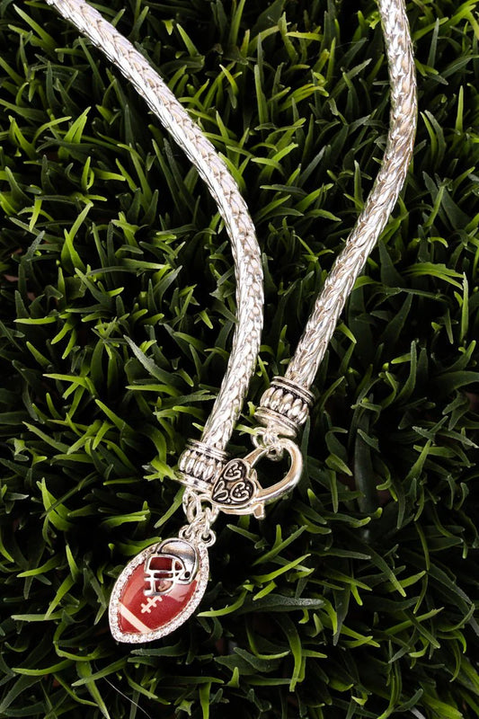 Football Charm Necklace