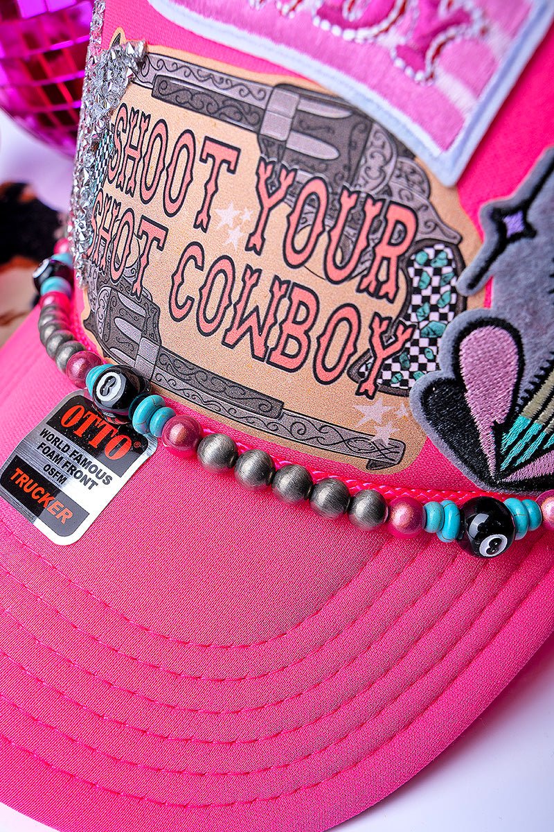 Playing The 8 Ball Beaded Hat Chain
