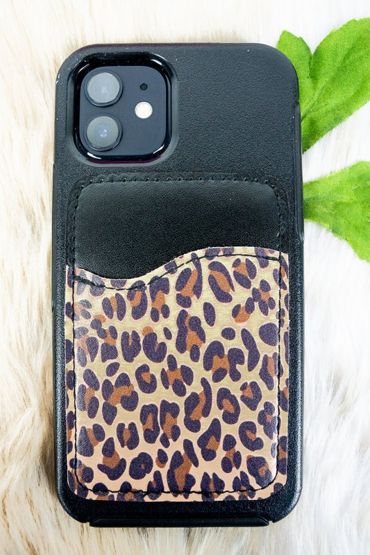 EVERLY LEOPARD PHONE POCKET