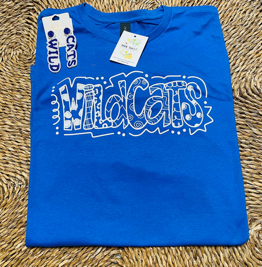 Doodle Wildcat Tee