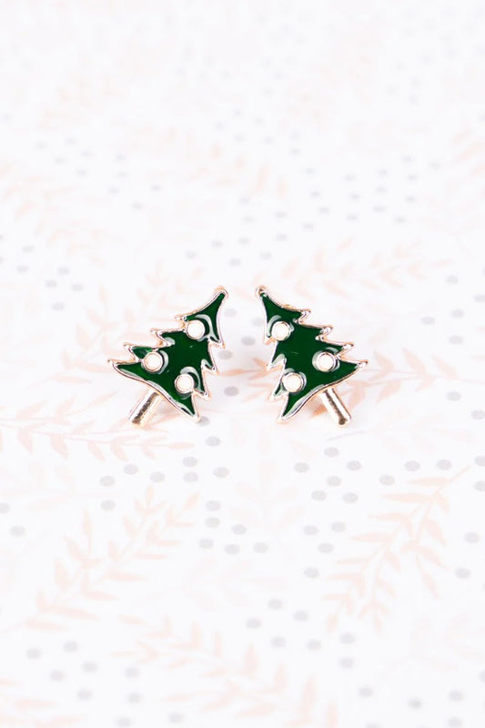 DECK THE HALLS CHRISTMAS TREE EARRINGS