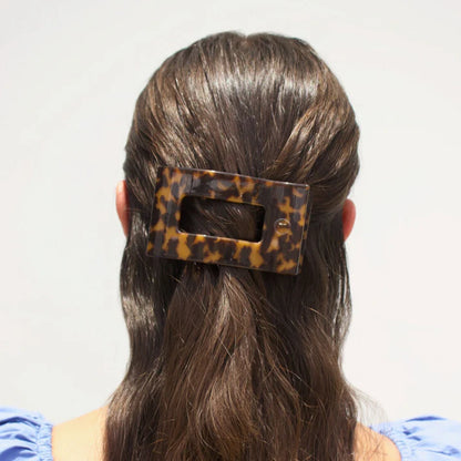 Teletie Flat Rectangle Hair Clips