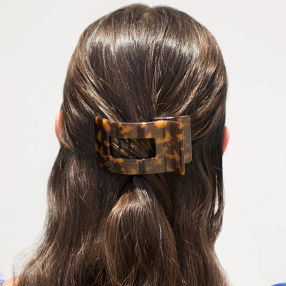 Teletie Flat Rectangle Hair Clips