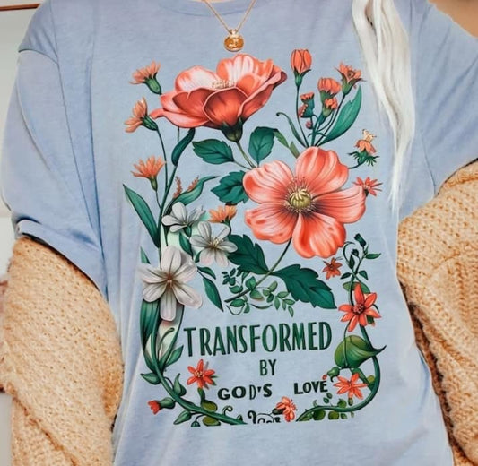 Transformed By God's Love Tee(PREORDER)