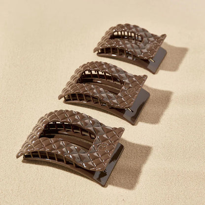 Teletie Flat Rectangle Hair Clips