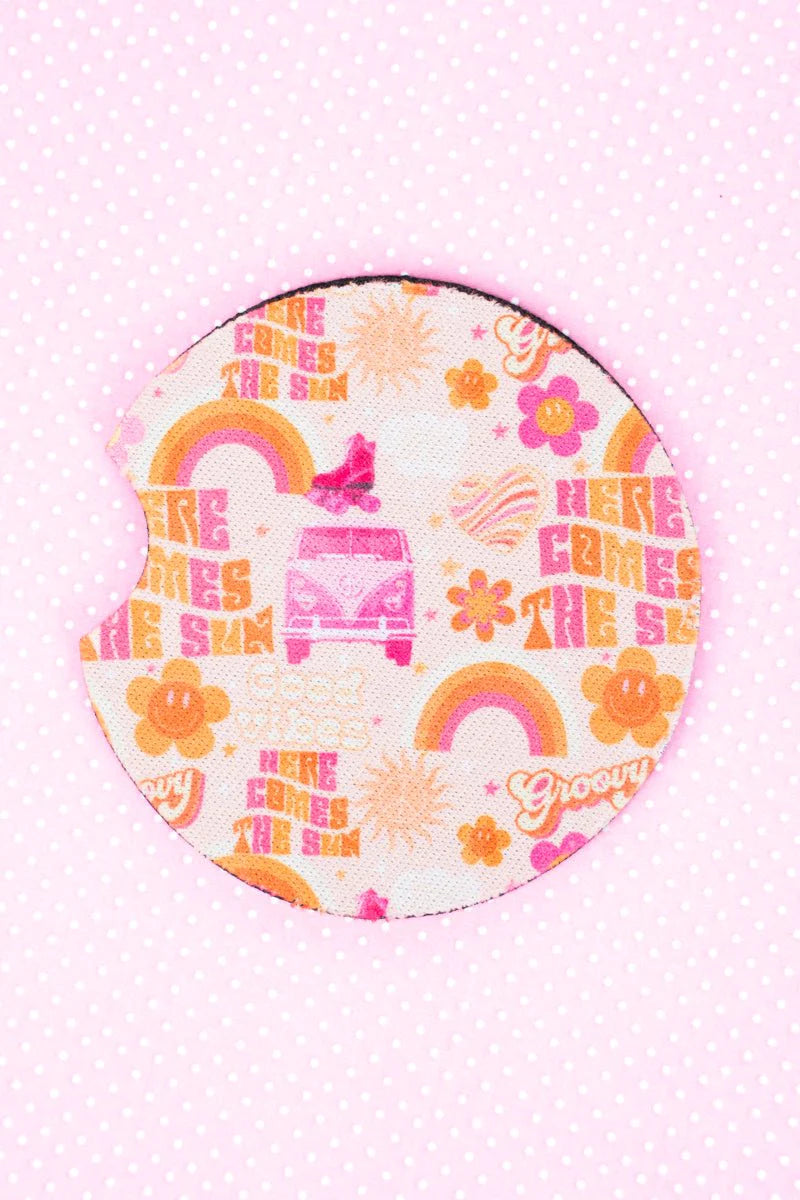 Neoprene Car Coaster (set of 2)