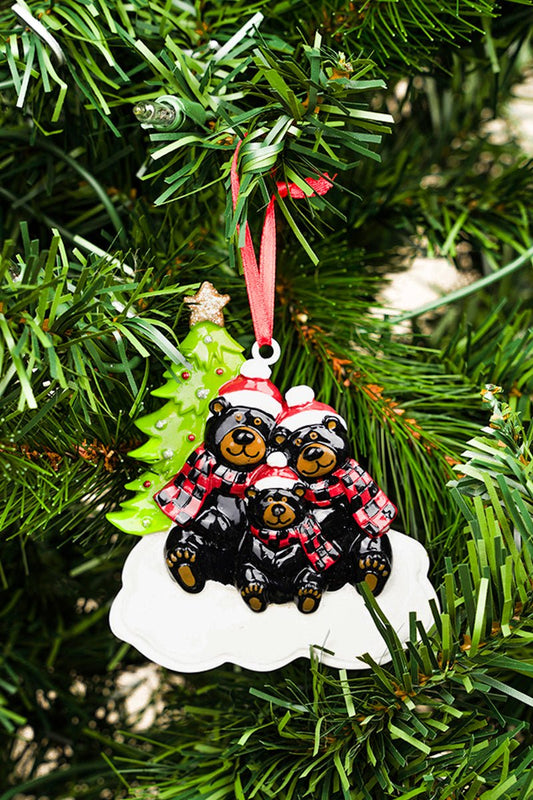 Customizable Resin Christmas Ornaments