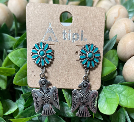 Western Thunderbird Stud Earrings