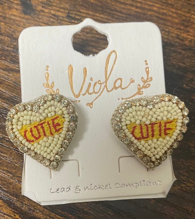 Yellow 'Cutie' Earrings