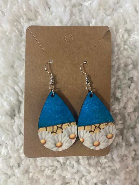 Double Sided Teardrop Earrings