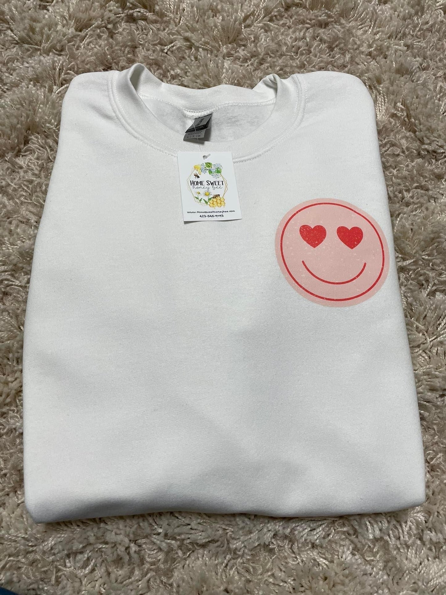 All You Need Is Love White Crewneck