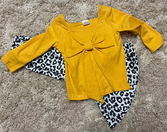 Leopard Pants Yellow Top