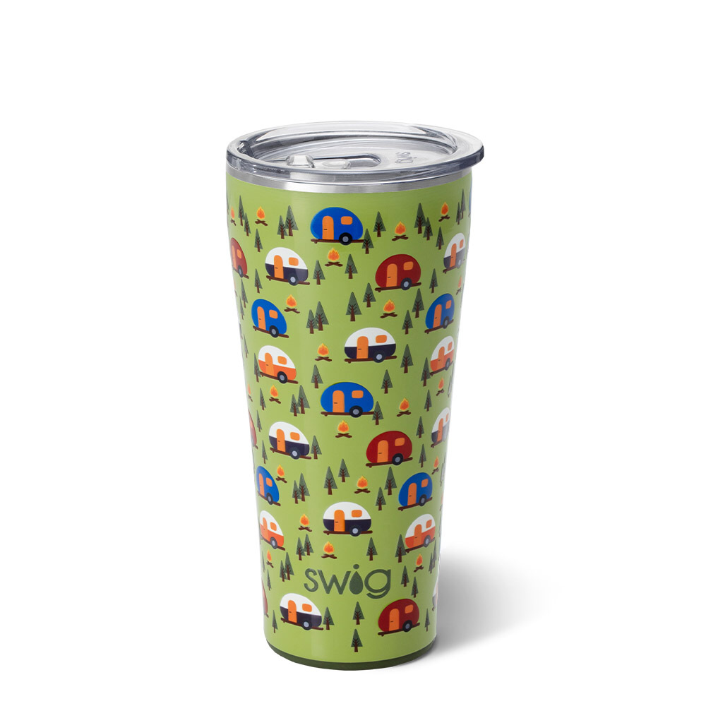 Happy Camper Tumbler (32oz)