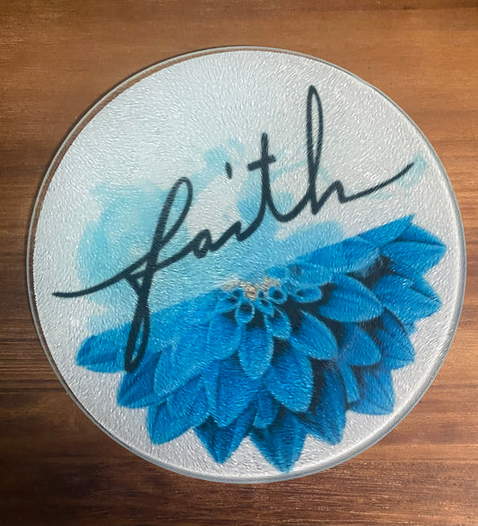 Faith Glass Cutting Board