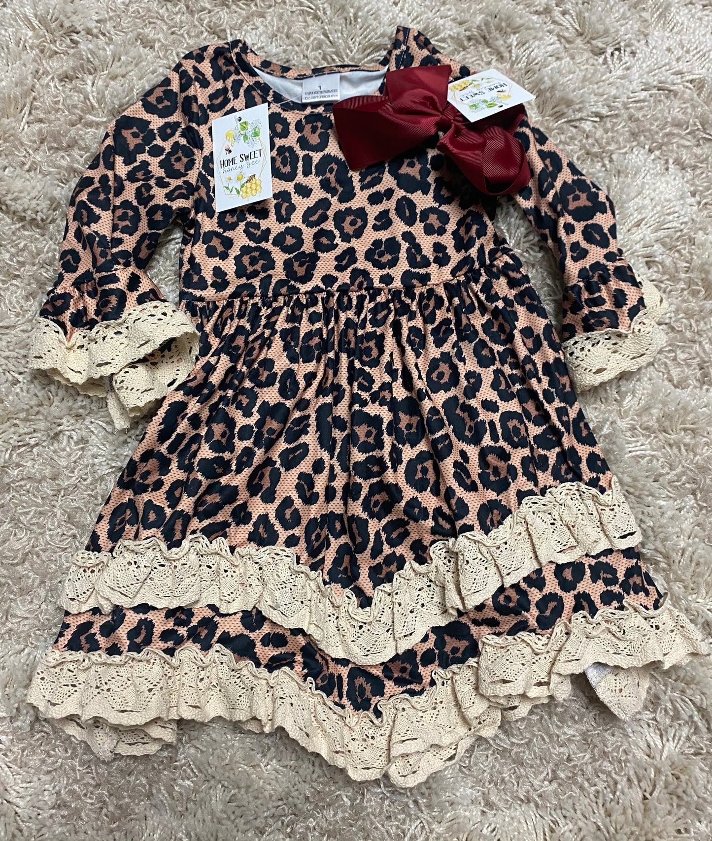 Leopard and Lace Dress