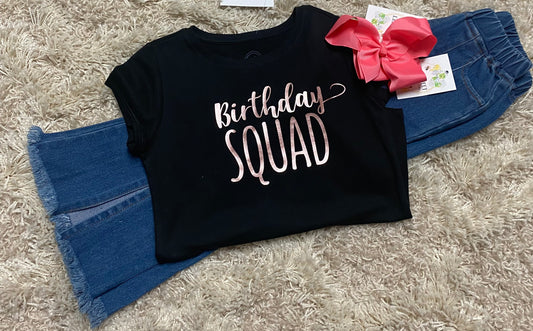 Youth Birthday Squad Tee