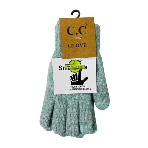 CC Beanie Soft Knit Gloves