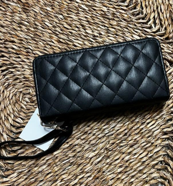 Quilted Double Zip Wallet