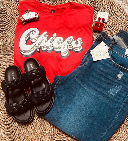 Leopard CHIEFS Script Tee
