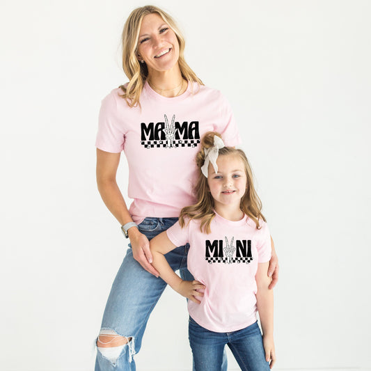 Mama Skelly Pink Tee